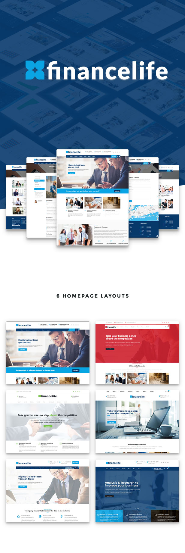 FinanceLife - Business WordPress Theme - 4